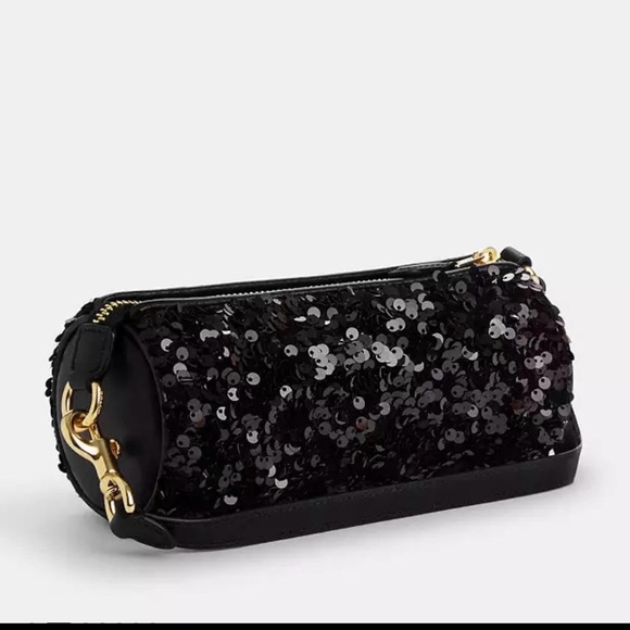 Coach Nolita Barrel Bag in black Sequins - Picture 2 of 4